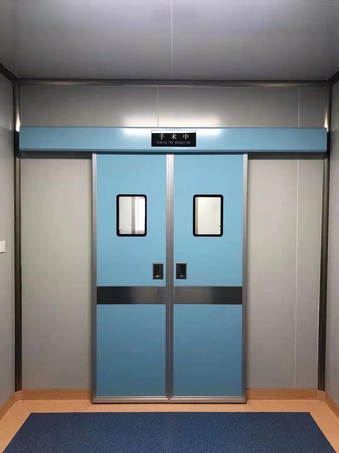 手术室双开气密门安装